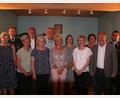 Bild: wfw
Die Feuerwehr Schnaittenbach ehrt Mitglieder für 25 Jahre Treue (von links): Isolde Reindl, Monika Hottner, Marianne Weiß, Gerhard Kausler, Renate Schorner, Claudia Auer, Kerstin Maunz, Brigitte Hirsch, Bürgermeister Marcus Eichenmüller und Kommandant und Vorsitzender Michael Werner; mit dabei (hinten, von links): Zweiter Vorsitzender Markus Nagler und Stadtpfarrer Josef Irlbacher.