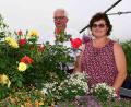 Bild: no
Claudia und Udo Füssel freuen sich auf zahlreichen Besuch beim Rosenfest am Sonntag.