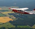 Symbolbild: Philipp Schulze
Eine Cessna 206 vom Feuerwehrflugdienst fliegt während eines Überwachungsfluges.