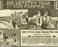 Bild: Fischer/Stadtarchiv Schwandorf/exb
Einer der ersten Filme, die in Schwandorf gezeigt wurden, war „Die letzten Tage von Pompeji“ im Kino „Parade-Theater“, das im Gasthof Post am Marktplatz untergebracht war.
