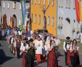 Bild: fvo
Kirchenzug zur ersten Kirwa der Pfarrkirche St. Sebastian Waldthurn nach der Coronapause.