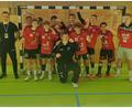 Bild: Weigl/exb
Die B-Jugend-Handballer des HC Sulzbach bejubeln ihre Qualifikation für die Bayernliga.