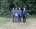 Bild: knh
CSU-Kreischef Stephan Oetzinger (links) zeichnete mit Ortsvorsitzendem Christoph Müller (Zweiter von rechts) und Bürgermeister Richard Kammerer (rechts) Rudolf Bergemann (Zweiter von links) für 15-jährige Treue zur CSU aus.
