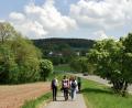 Bild: Kepler-Gymnasium/exb
Für ihre rund 100 Kilometer lange Wanderung durch Frankreich und die Schweiz haben die zwölf Schüler des Kepler-Gymnasiums in Weiden schon mal fleißig geübt.