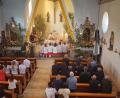 Bild: gi
Pfarrer Udo Klösel hielt zusammen mit Pater Ferdinand den Festgottesdienst zum Patrozinium „Johannes den Täufer“ in der Filialkirche Tröbes.