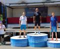 Bild: Roman Kastl/exb
Triathlet Stephan Pollert (Zweiter von rechts) ist Bayerischer Meister in seiner Altersklasse.