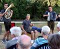 Bild: Stephan Huber
D'Übler Boum erfreuten das Publikum zur Sonntagsserenade im Maltesergarten in Amberg.