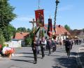 Bild: bnr
Der Festgottesdienst und die anschließende Prozession durch den festlich geschmückten Ort sind die Höhepunkte des "Kannesdog" in Woppenhof.