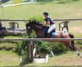 Bild: Christoph Henkenius/exb
Die Derbysiegerin Sabrina Kowal überwindet das anspruchsvolle Pulvermanns Grab.