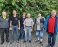 Bild: Doris Holzwarth/exb 
Ehrungen beim Stammtisch Kuemmerling: (von links) Vorsitzender Karlheinz Pilhöfer, Robert Zagel, Kassiererin Petra Schwab, Hans Luber, Rainer Pürner und Reinhold Zahn.