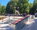 Bild: Laura Enzmann
Mit gewagten Sprüngen beim Wettbewerb um den Best Trick versetzten die Skater das Publikum minutenlang in Staunen.