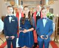 Bild: wku
Von links: Sebastian Plump, Diakonin Reymann, Julia Pirner, Pfarrer Ahnert und Jonas Endres.