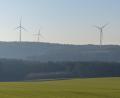 Archivbild: anv
Der Windpark Feistelberg auf dem Berg über Luhe und Wernberg-Köblitz war der letzte, der bisher in der Oberpfalz ans Netz gegangen ist..