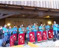 Bild: Josef Frank/exb
Die Blaskapelle Ernestgrün bei ihrer öffentlichen Musikprobe im Sengerhof in Bad Neualbenreuth.