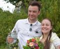 Bild: Gerhard Dörfler
Das neue Oberkirwapaar: Carina Haag und Daniel Ball.