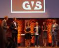 Bild: Diana Schmidberger/exb
Die Delegation der Realschule – Bernd Bischoff, Elisa Ebnet, Tobias Dietl, Annika Hauser, und Johannes Kratzer – präsentierte Moderator Tilmann Schöberl das Projekt