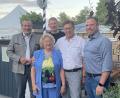 Bild: Ines Renner/exb
Der CSU-Ortsverband ehrte langjährige Mitglieder. Das Bild zeigt (von links) Frank Zeitler, Inge Kraus, Christian Ehbauer, Manfred Kopp und Tobias Knechtel.