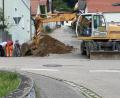 Bild: Josef Glas
Die Baufirma rückt in der "Hinteren Gasse" an.