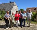 Bild: njn
Die Vorsitzende Brigitte Scharf (Dritte von links) mit den ausgezeichneten Mitgliedern (von links) Elfriede Bauer, Anni Göbel, Anton Hauer, Ernst Gallersdörfer und Franz Bauer jun.