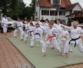 Bild: frd
Bei allen größeren Festen und Feiern ist der Karateverein Genbukan Oberviechtach dabei. Hier demonstrieren Karatesportler beim Bürgerfest ihr Können.