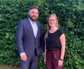 Bild: Christina Schmid/exb
Sebastian Dippold und Nicole Bäumler sollen für die SPD auf Landes- und Bezirksebene Mandate erobern.