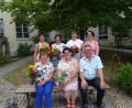 Bild: Daniela Donhauser/exb
Ehrungen standen im Marienheim auf der Tagesordnung (hintern von links): Ekaterina Wolf, Elena Merkel, Sylvia Wering und Pflegedienstleiterin Susanne Frey. Vorne von links: Ursula Slominski, Elisabeth Fertsch und Heimleiter Wolfgang Rattai.