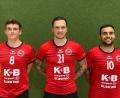 Bild: cwh
Die drei Neuzugänge des HC Sulzbach (von links): Aleksa Mikovic, Tim Lehmacher und Milan Stancic.