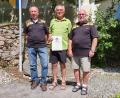 Bild: pop
Sie holten drei Landesmeistertitel nach Emhof (von links): Alfred Hummel, Hermann Höfle und Theo Hummel.