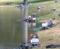 Bild: dl
Die Anglerteams des Browning Cups am Eixendorfer Stausee waren mit ihren Fangergebnissen am Ostufer zufrieden.
