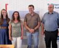 Bild: hai
Vorstand Konrad Schäffler (von links), Revisorin Maria Holzner, Genossenschaftsverband Bayern, neue Aufsichtsrätin Elisabeth Bayer, ausgeschiedener Aufsichtsrat Jürgen Dollhopf, Aufsichtsratvorsitzender Konrad Wolf, Vorstand Peter Porsch.