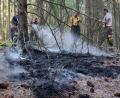 Bild: Kreisbrandinspektion Amberg-Sulzbach/exb
Eine der drei Brandstellen, die die Einsatzkräfte unter Kontrolle gebracht haben.