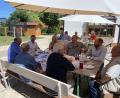 Bild: Markus Scharnagl/exb
In den Biergarten des Gasthofs Sommer verlegt wurde die Ortshauptversammlung der CSU Waldsassen.