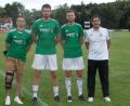 Bild: she
Die Neuzugänge des FC Wernberg (von links): Fabio Cordio (TSV Stulln), Alexander Grill (SC Ettmannsdorf), Marwin Melchner (SC Luhe-Wildenau) und Trainer Christian Zechmann, der vom TSV Stulln gekommen ist.