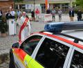 Bild: gf
"Gott segne dieses Fahrzeug und alle ehrenamtlichen Helfer, die damit unterwegs sind", baten Peter Bublitz und Daniel Götzfried.
