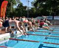 Bild: Stephan Huber
Das 24-Stunden-Schwimmen im Hockermühlbad in Amberg hat begonnen.