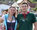 Bild: csk
Nach 25 Minuten Austanzen stand es fest: Tina Kokott und Stefan Pesel sind das Oberkirwapaar beim 40. Jubiläum der Etzelwanger Kirwa.