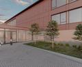 Grafik: Architekturbüro Hilgarth/exb
So soll die Jobst-vom-Brandt-Grundschule nach der Generalsanierung ausschauen.