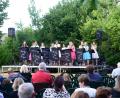 Bild: bey
Die Waidhauser Damen-Big-Band tritt bei der letzten Serenade dieses Jahres in Windischeschenbach auf.