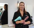 Bild: Evi Wagner
Glücklich im Friseurhandwerk: Teilzeit-Azubi Michelle Högl.