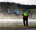 Bild: dmra
In Bühl konnte der Hubschrauber Löschwasser aufnehmen.