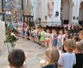 Bild: Monika Mittereder/exb
Ein Tauferinnungsfest feierten die künftigen Schulkinder in der Basilika Waldsassen.