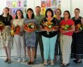 Bild: wbe
Die Schulleitung der Jahnschule mit den verabschiedeten Lehrerinnen: (von links) Jasmin Pachl, Schulleiterin Andrea Dechant, Britta Kohl, Konrektor Christian Hahn, Jutta Hines, Nicole Rösel, Sonja Ram und Helena Schwegler.