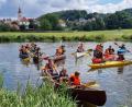 Bild: Hans-Jürgen Rudnik/exb
Eröffnung des Ferienprogramms des Stadtjugendringes Weiden mit einer Kanufahrt auf der Naab