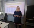 Bild: bba
Referentin Yvonne Landefeld sprach über den Umgang mit Tod und Trauer in der Schule.