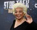 Bild: Chris Pizzello/Invision/AP/dpa
Nichelle „Uhura“ Nichols bei einer Veranstaltung in Los Angeles.