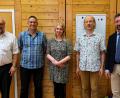 Bild: Peter Ringeisen/exb
Die Dr.-Johanna-Decker-Schulen haben langjährige Lehrkräfte verabschiedet (von links): Richard Reber, Georg Luft, Christine Maierhofer, Christoph Hobrack und Hans Kistler.