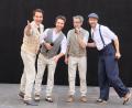 Bild: do
Alte Volksweisen, teils traditionell, teils modern gibt die A-Cappella-Gruppe "Maybebop" im Innenhof des Klosters Speinshart zum Besten.