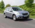 Bild: Peugeot/dpa
Kleiner Wagen mit rustikaler Optik: Autos wie das kleine SUV 2008 von Peugeot werden zuweilen auch Crossover genannt.