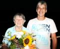 Bild: gru
Reinhilde Mignon mit dem neuen 1. Vors. Manfred Pirner