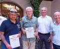 Bild: Matthias Schöberl/exb
Der CSU-Ortsverband Bergsteig/Milchhof hat langjährige Mitglieder geehrt (von links): Oberbürgermeister Michael Cerny, Dieter Stein, Alexander Patt, Landtags-Abgeordneter Harald Schwartz und Ortsvorsitzender Michael Schittko.
